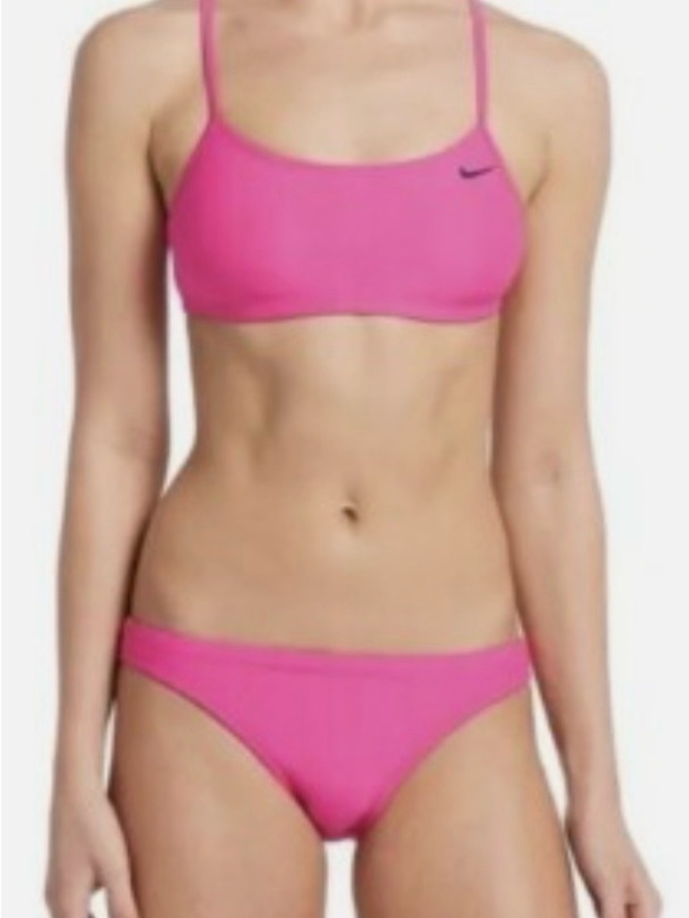 Nike Hot Pink Scoop Bikini Top & Bottom Set